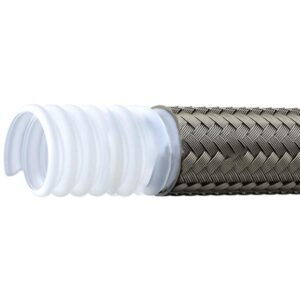 Corrugated PTFE with Stainless Steel Braid