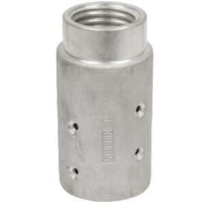 Aluminum Hose End with Nozzle Holder